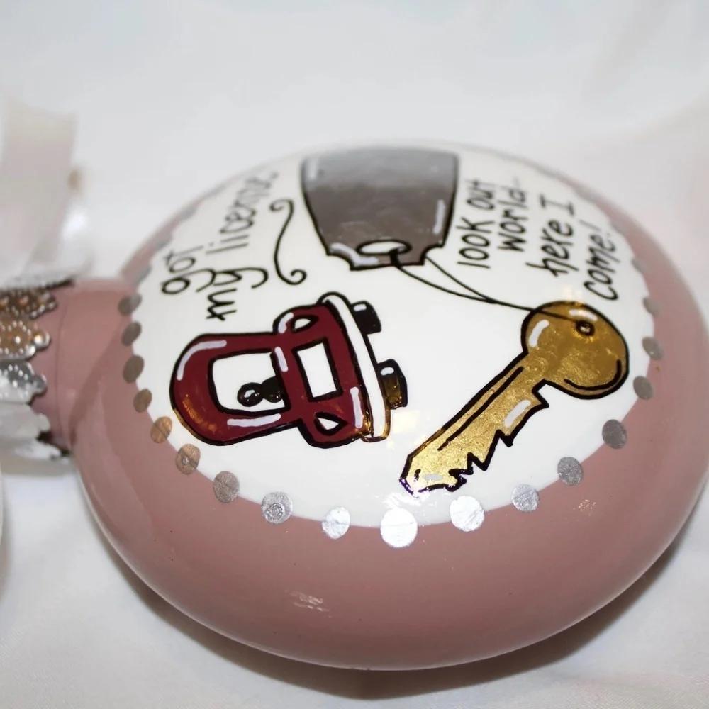 Keys to Freedom: Personalized Driver's License Ornament 🚗✨Handmade Custom Gift